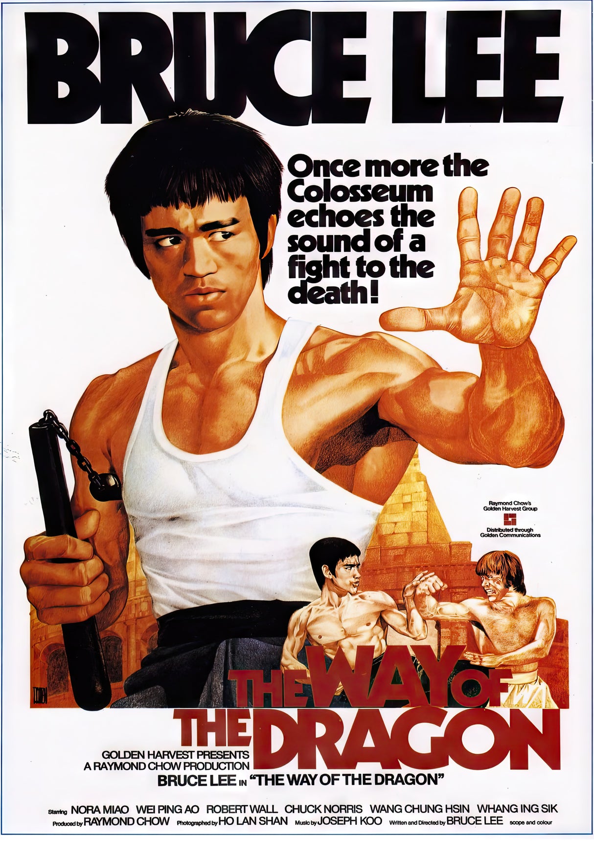 Bruce Lee The Way Of The Dragon A2 Size Movie Poster-Pixel Demon
