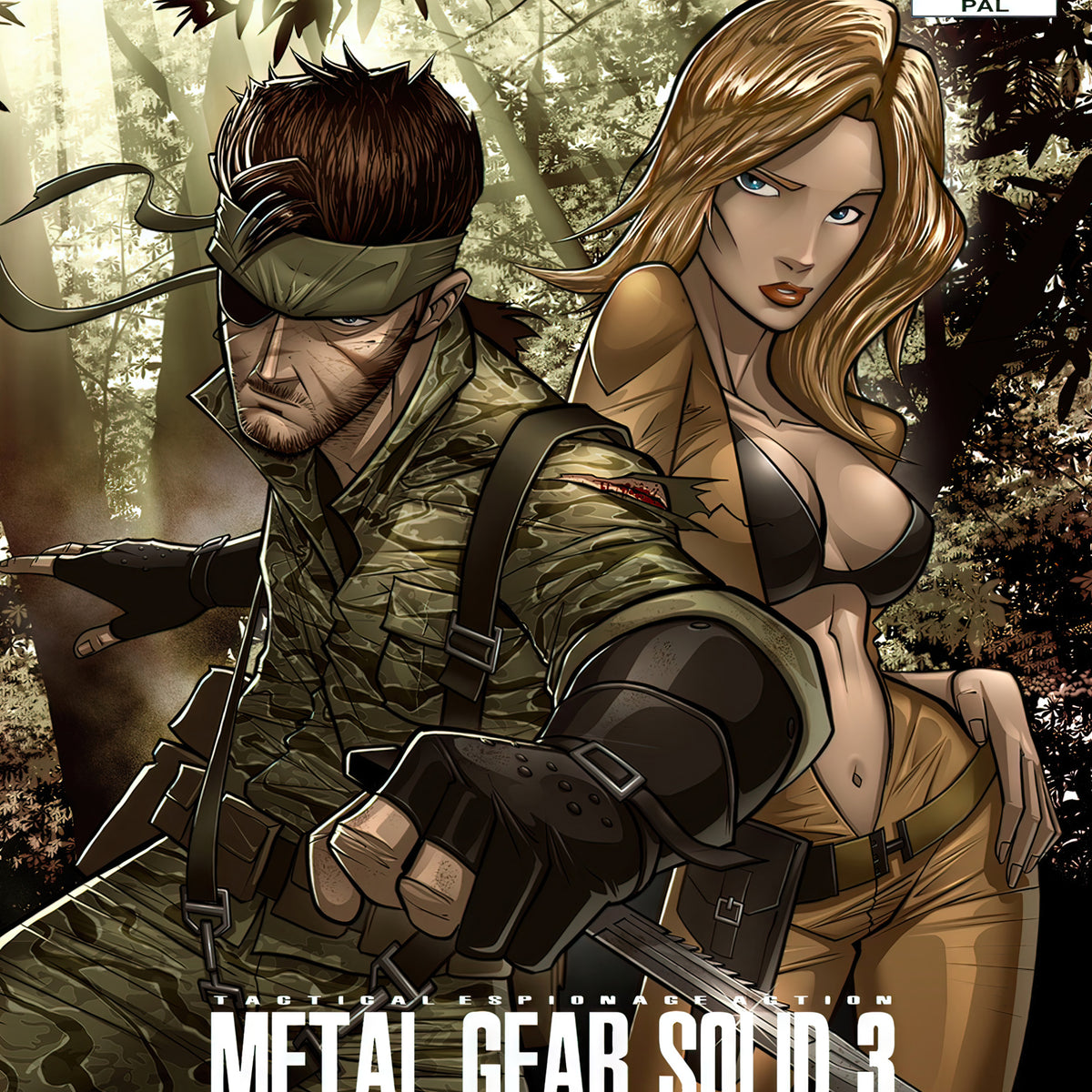 metal gear solid 3 poster 2000s Metal Gear Solid 3 A2 Size Posters