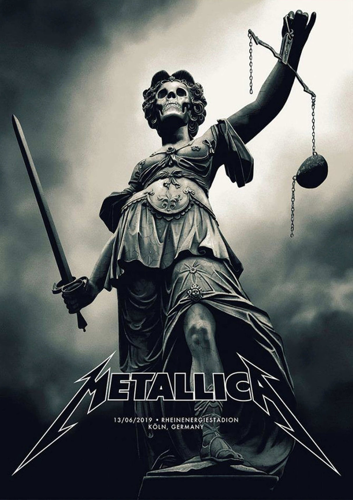 metallica Vintage Gig A2 Size Posters-Pixel Demon