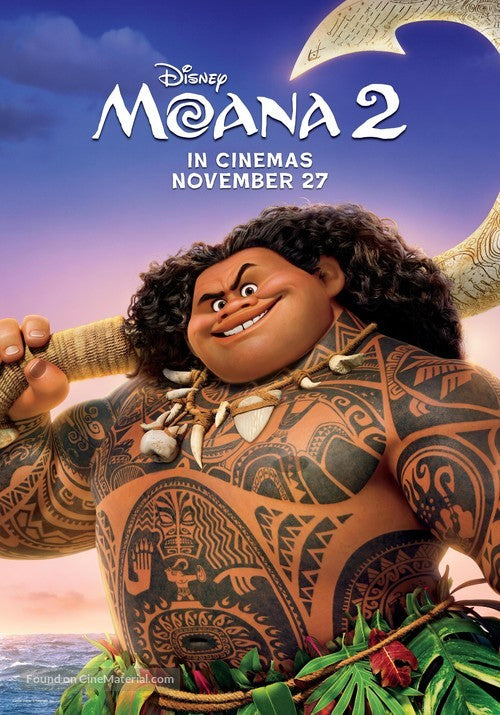 Moana 2 Movie Poster A2 Size Version 9