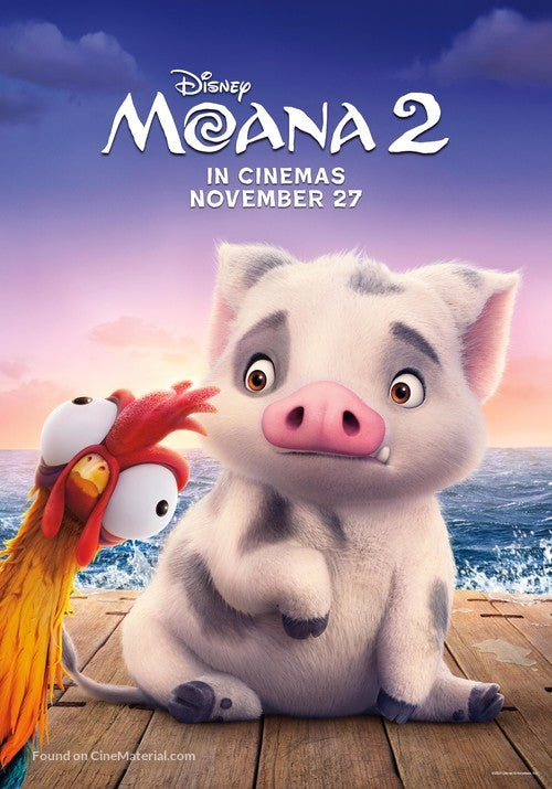 Moana 2 Movie Poster A2 Size Version 11