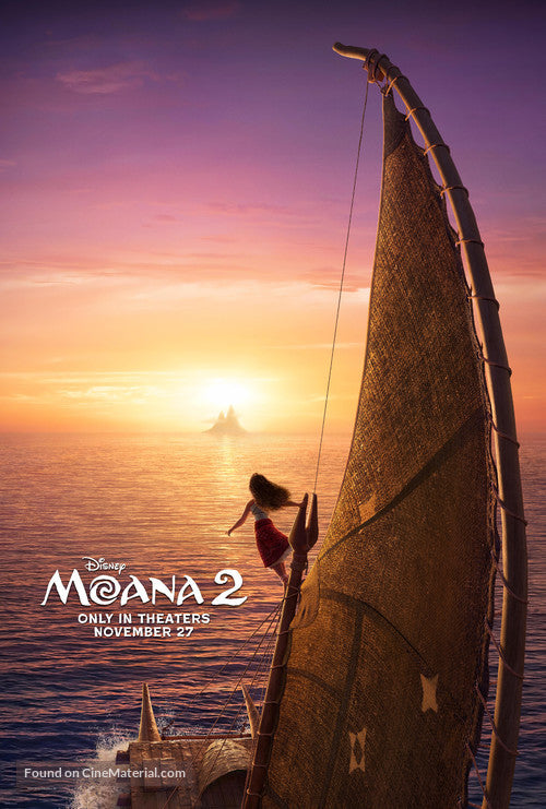 Moana 2 Movie Poster A2 Size Version 3