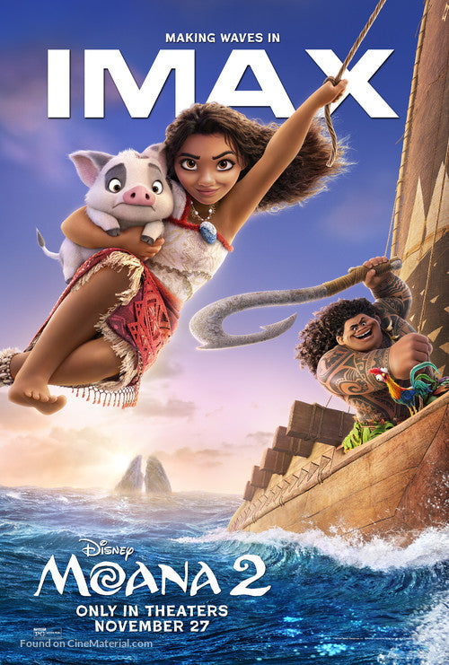 Moana 2 Movie Poster A2 Size Version 5