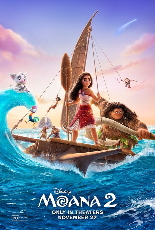 Moana 2 Movie Poster A2 Size