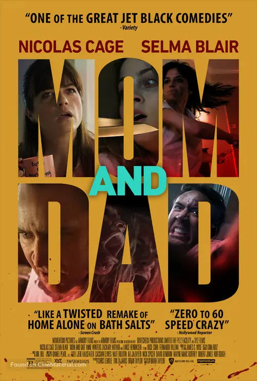 Pixel Demon Mom and Dad Movie Poster A2 Size