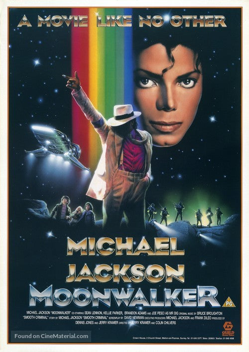 Pixel Demon Moonwalker Movie Poster A2 Size