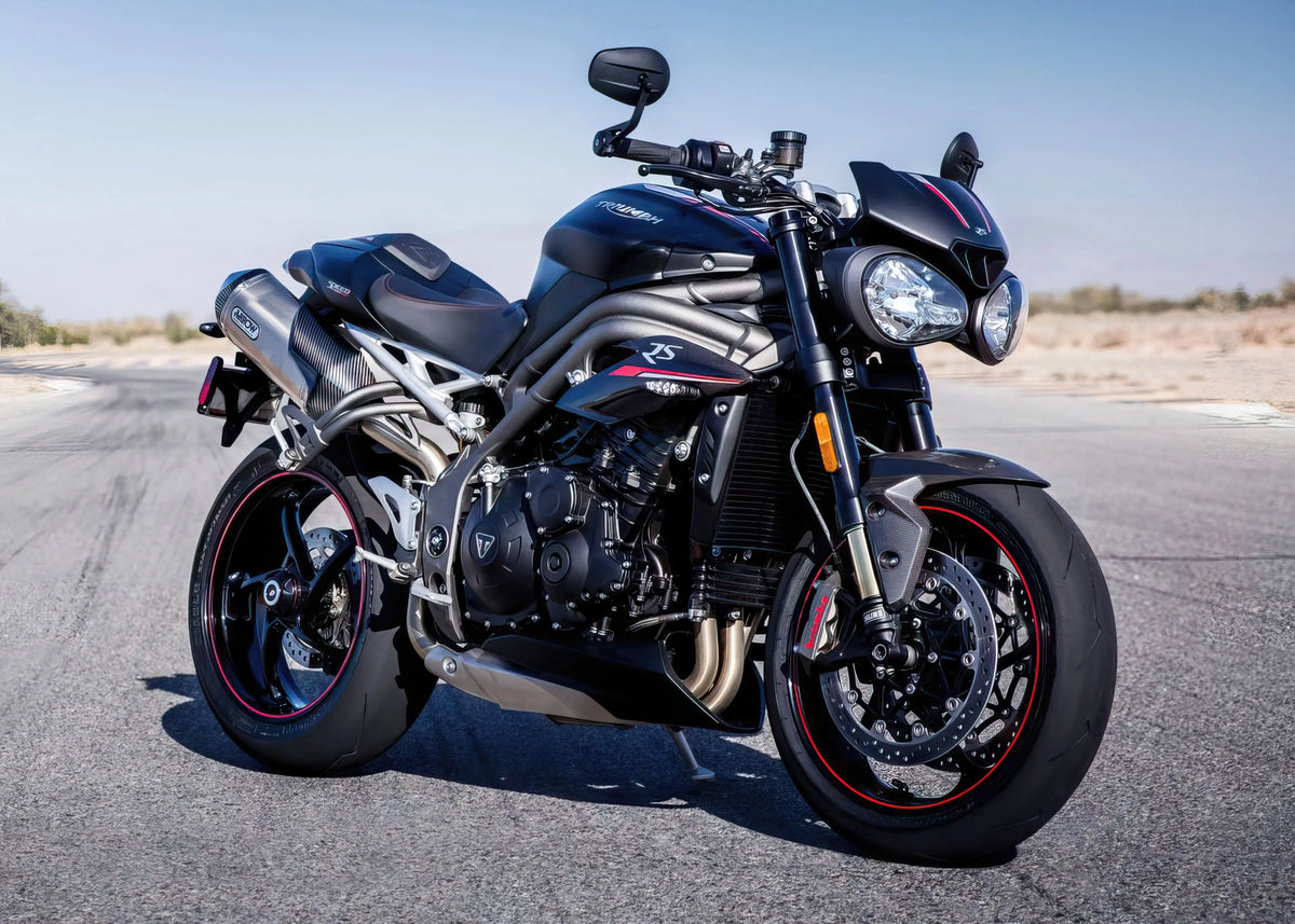 Motorbike Wall Art Design 13 A2 Size Posters-Pixel Demon