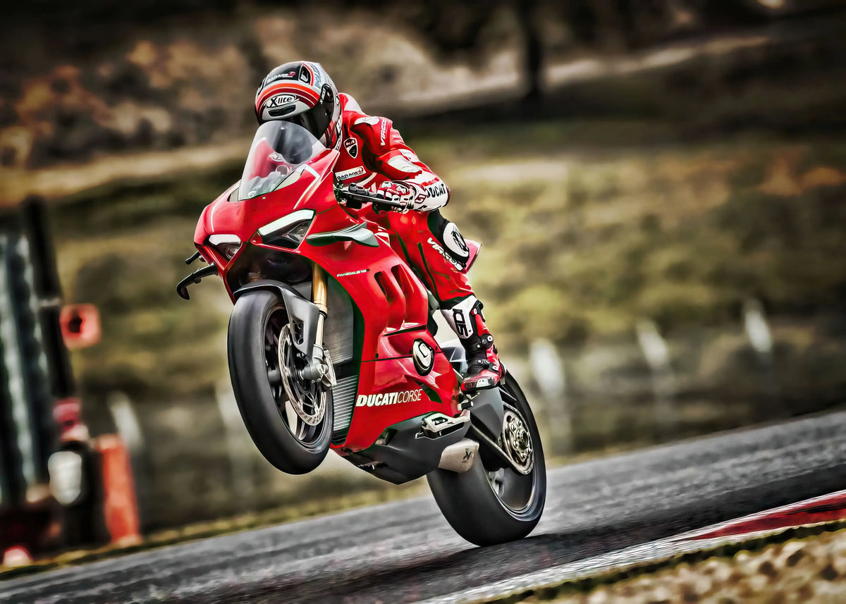 Motorbike Wall Art Design 15 A2 Size Posters-Pixel Demon