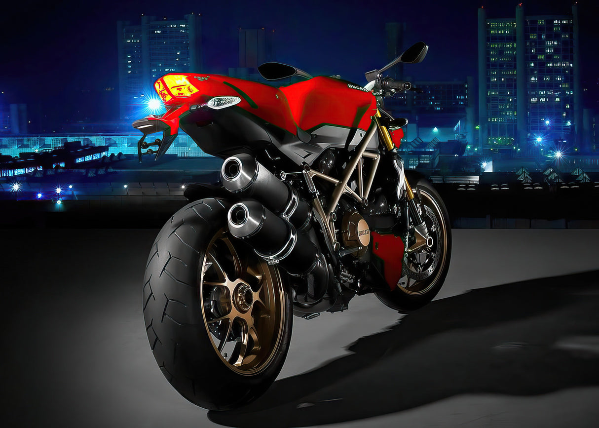 Motorbike Wall Art Design 16 A2 Size Posters-Pixel Demon