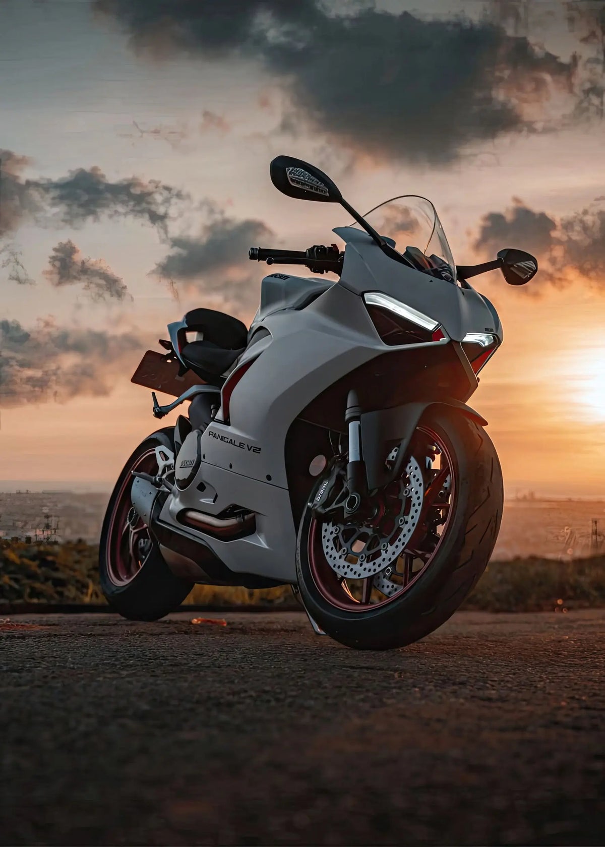 Motorbike Wall Art Design 29 A2 Size Posters-Pixel Demon