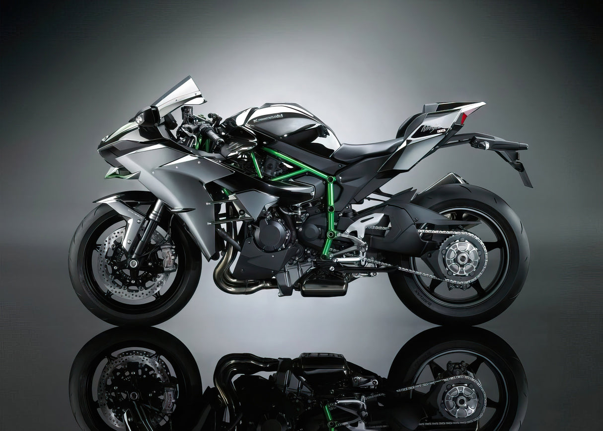 Motorbike Wall Art Design 31 A2 Size Posters-Pixel Demon