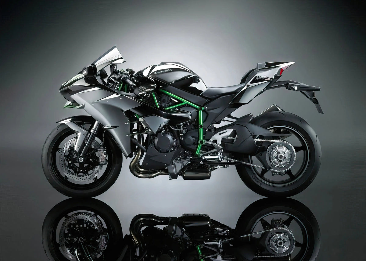 Motorbike Wall Art Design 31 A2 Size Posters-Pixel Demon