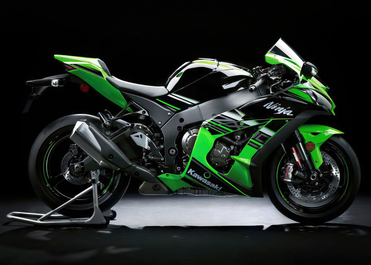 Motorbike Wall Art Design 4 A2 Size Posters-Pixel Demon