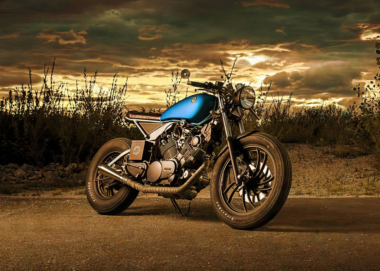Motorbike Wall Art Design 7 A2 Size Posters-Pixel Demon