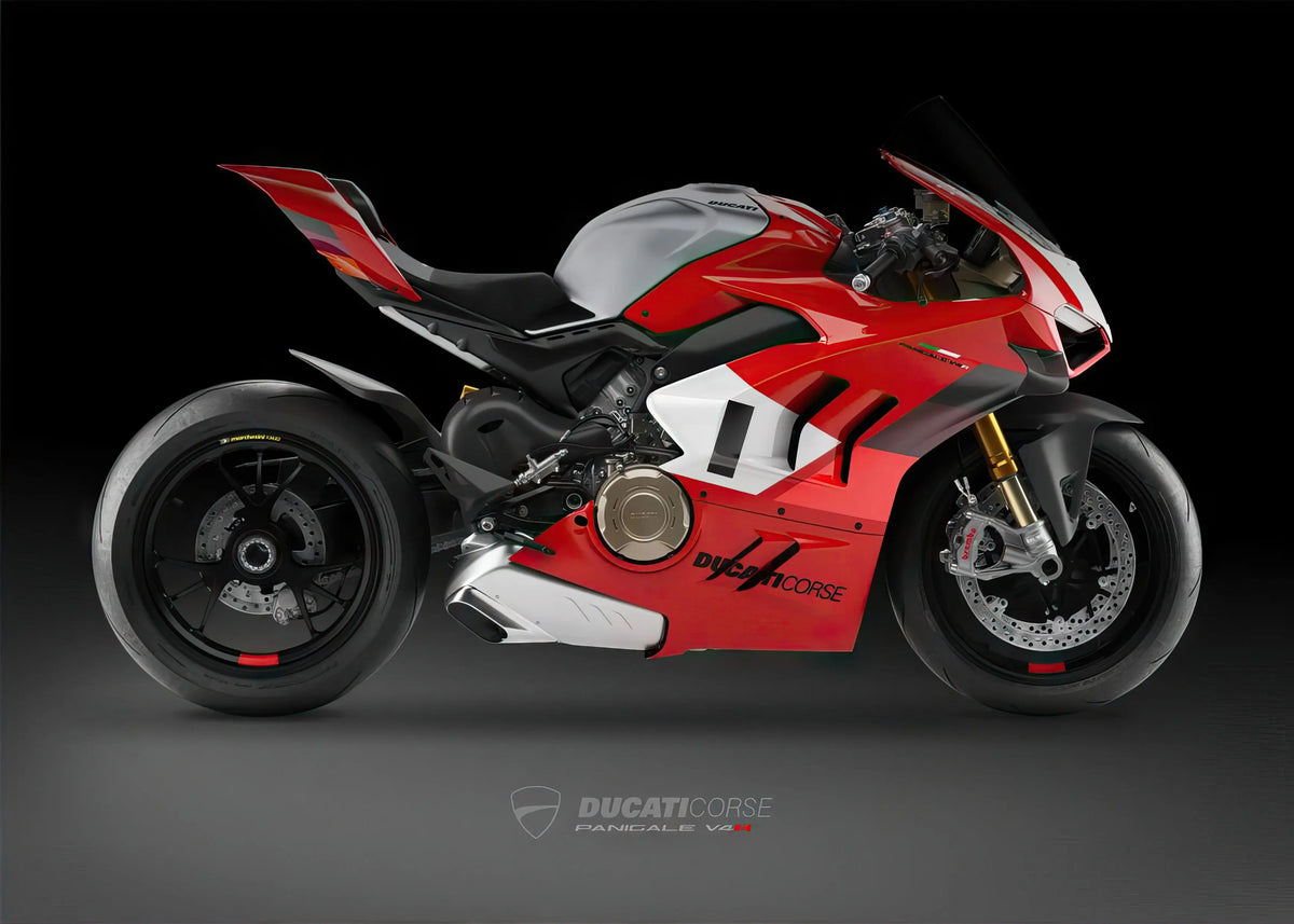 Motorbike Wall Art Design 8 A2 Size Posters-Pixel Demon