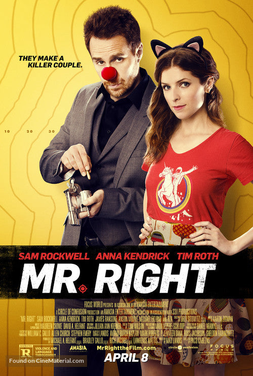Pixel Demon Mr. Right Movie Poster A2 Size