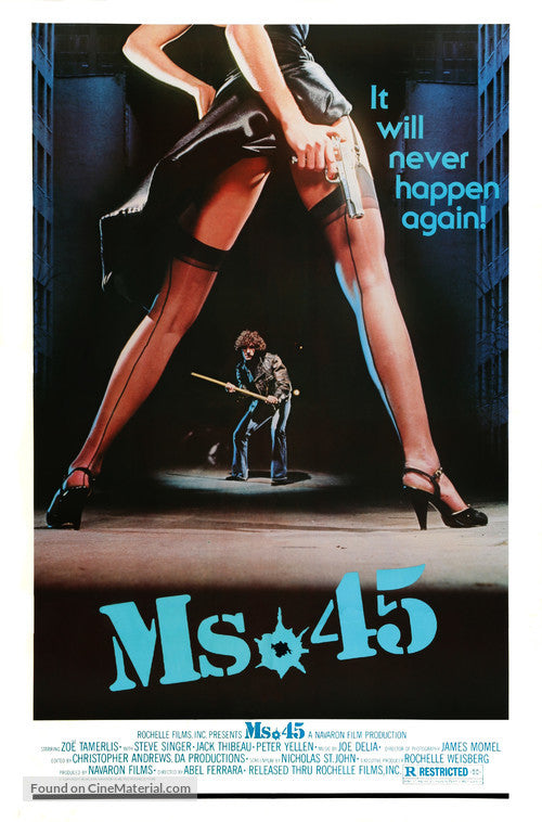 Ms .45 Cinema Movie Poster A2 Size