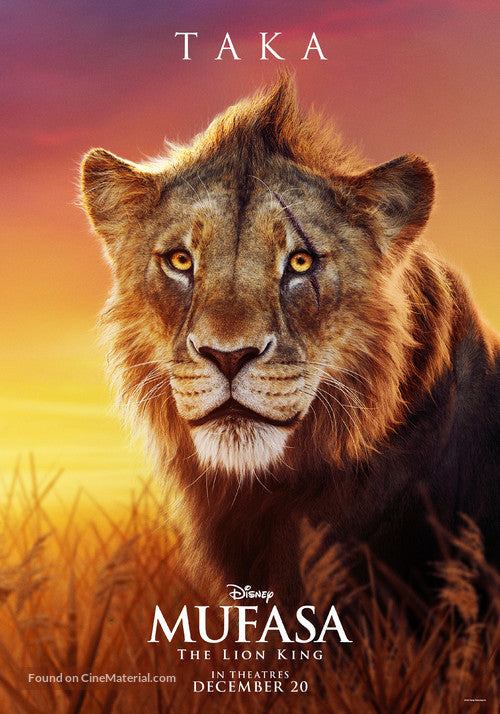 Mufasa: The Lion King Movie Poster A2 Size Version 4