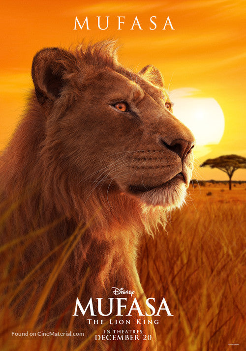 Mufasa: The Lion King Movie Poster A2 Size Version 5