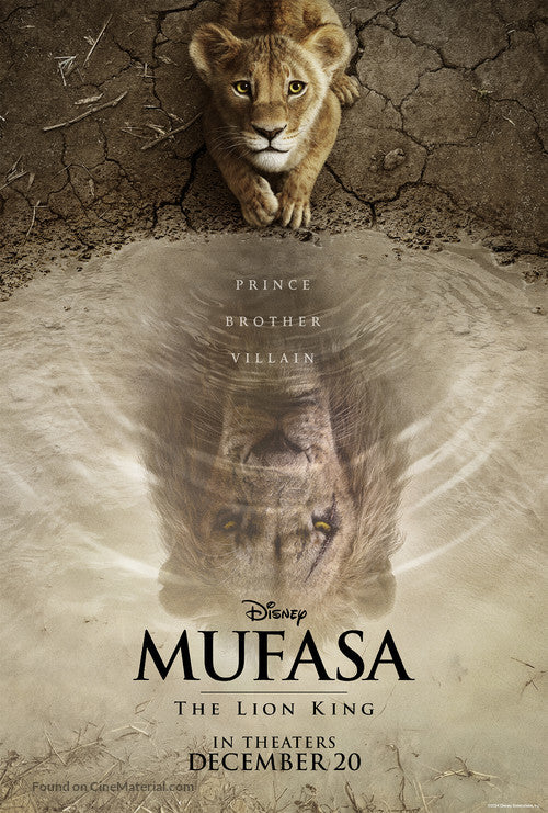 Mufasa: The Lion King Movie Poster A2 Size Version 3