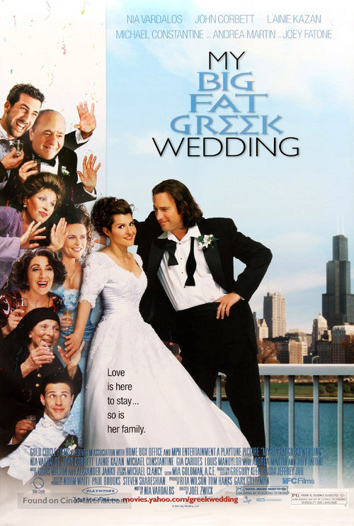 My Big Fat Greek Wedding A2 Movie Poster-Pixel Demon