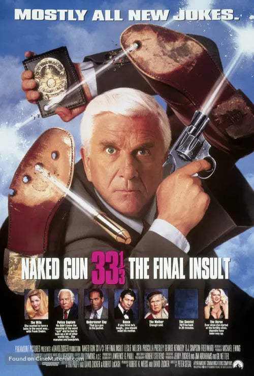 Naked Gun 33 1/3: The Final Insult A2 Movie Poster-Pixel Demon
