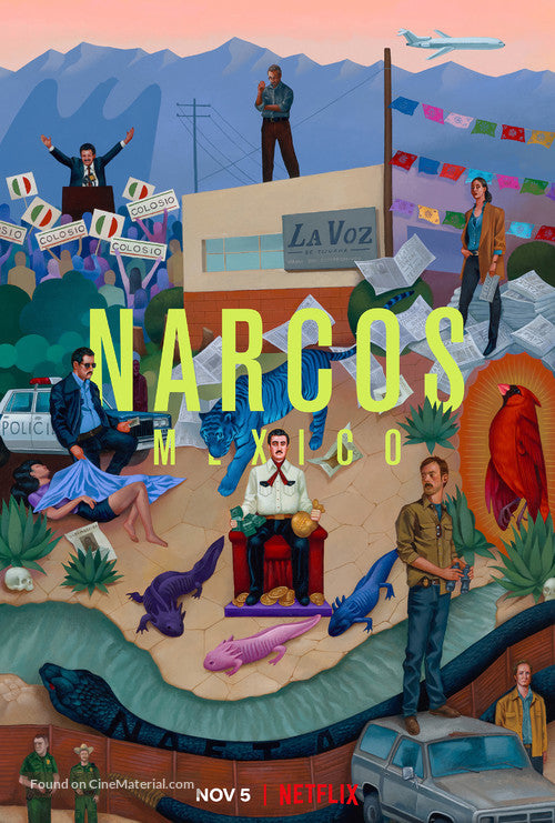 Narcos Mexico TV Series Poster A2 Size Version 5