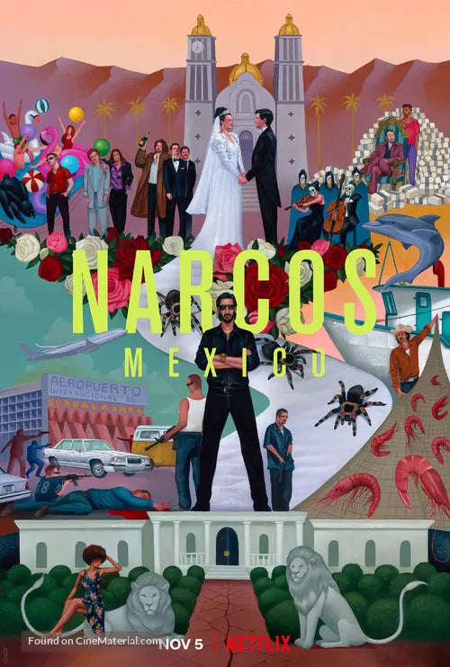 Narcos Mexico TV Series Poster A2 Size Version 4