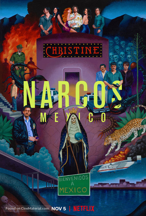 Narcos Mexico TV Series Poster A2 Size Version 3