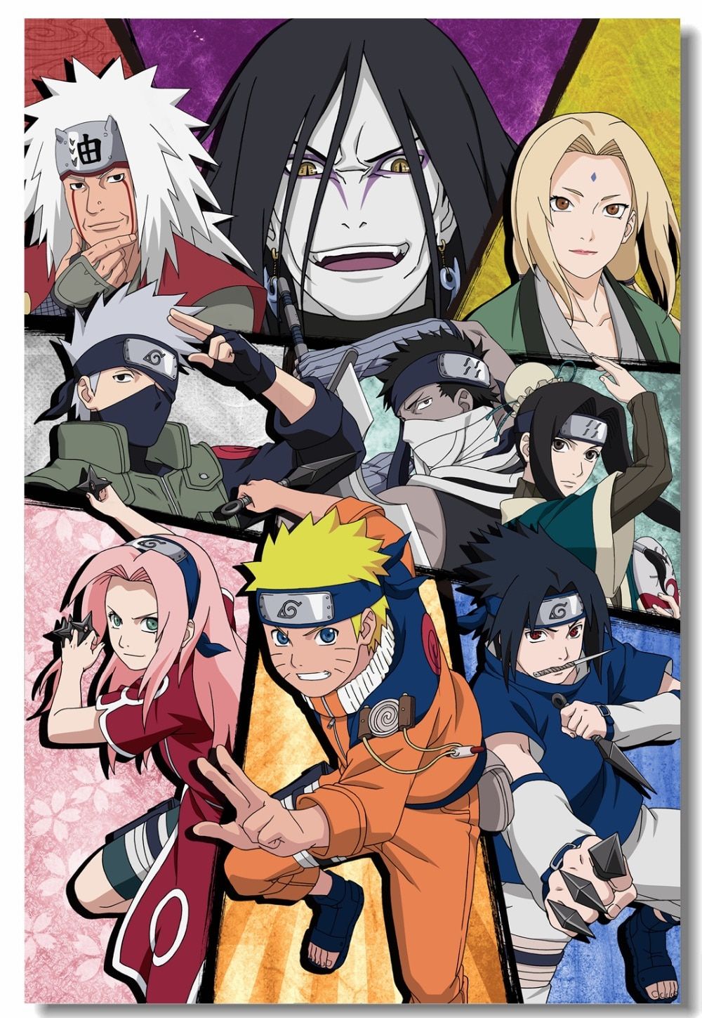 Naruto Anime Option 28 A2 Size Posters-Pixel Demon