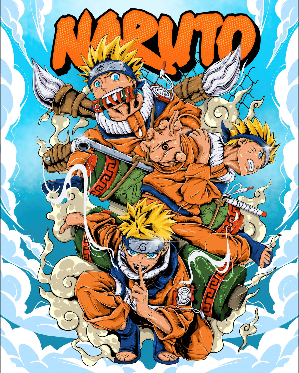 Naruto Anime Option 30 A2 Size Posters-Pixel Demon
