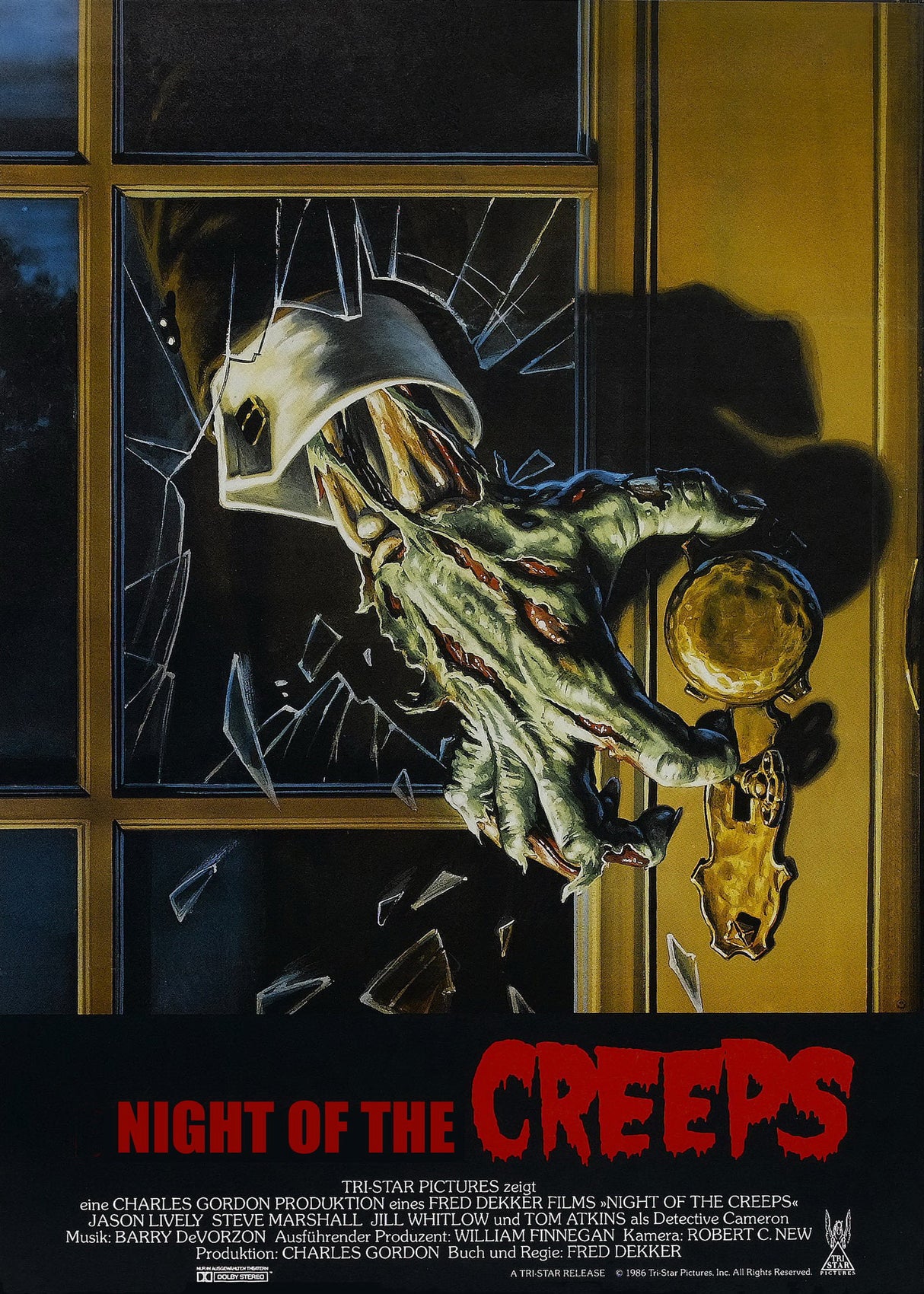 Night of the creeps A2 Size Movie Poster-Pixel Demon