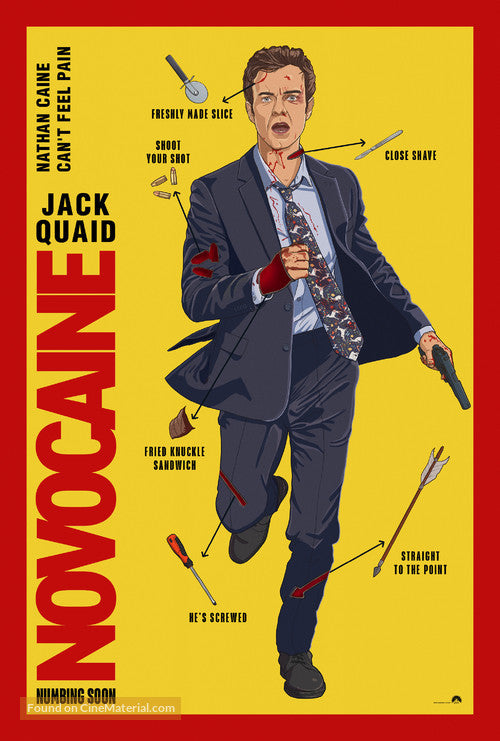 Novocaine Movie Poster A2 Size