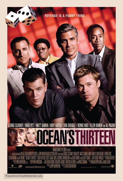 Ocean's Thirteen A2 Movie Poster-Pixel Demon