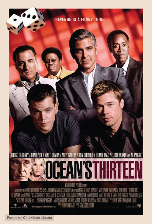 Ocean's Thirteen A2 Movie Poster-Pixel Demon