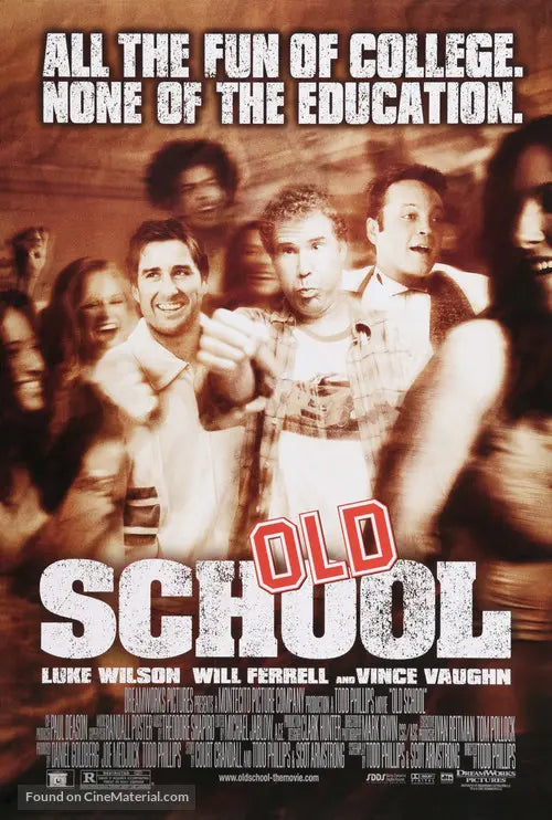 Old School Cinema Movie Poster A2 Size