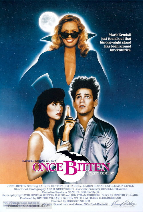 Pixel Demon Once Bitten Movie Poster A2 Size