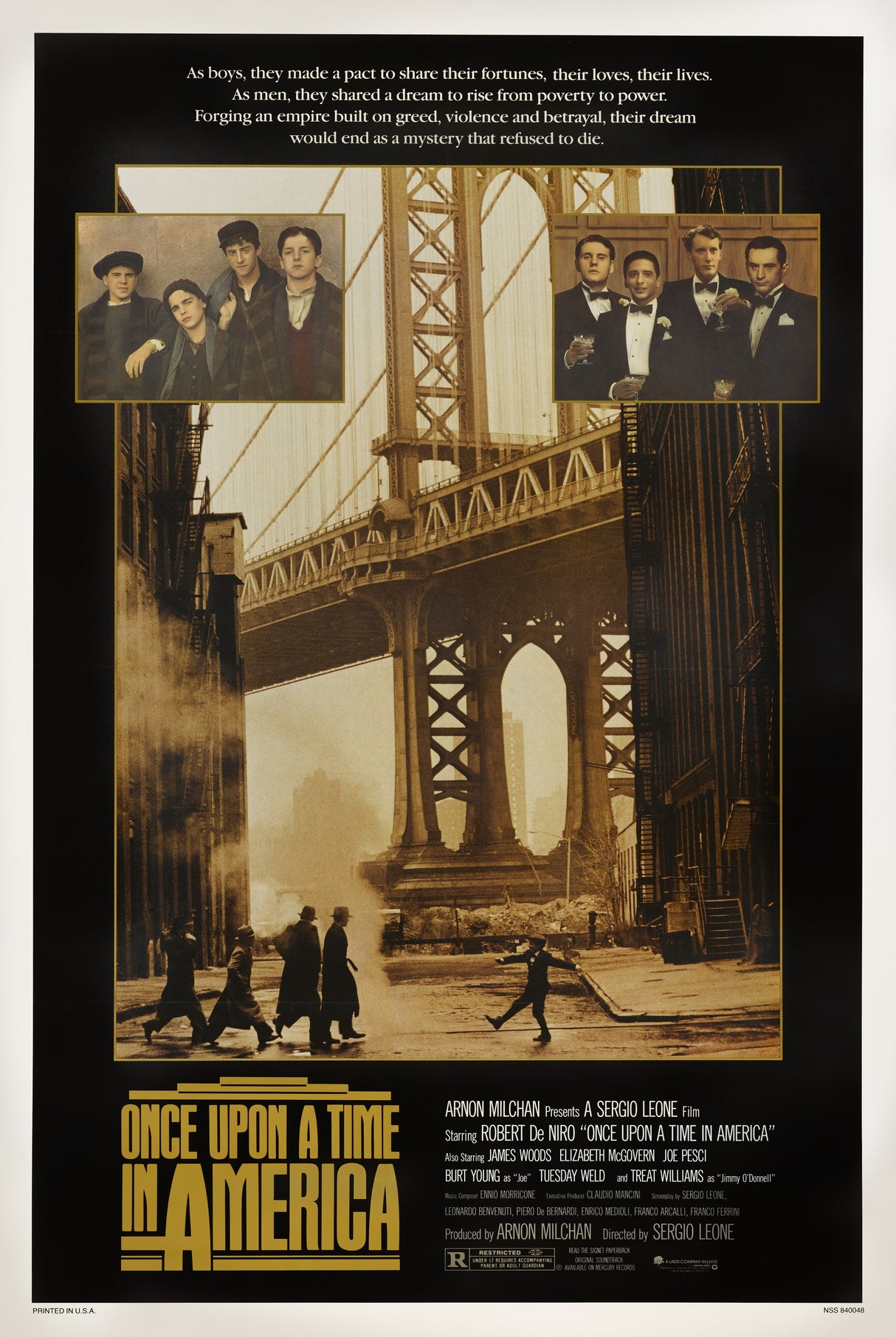 Once upon a time in America A2 Size Movie Poster-Pixel Demon
