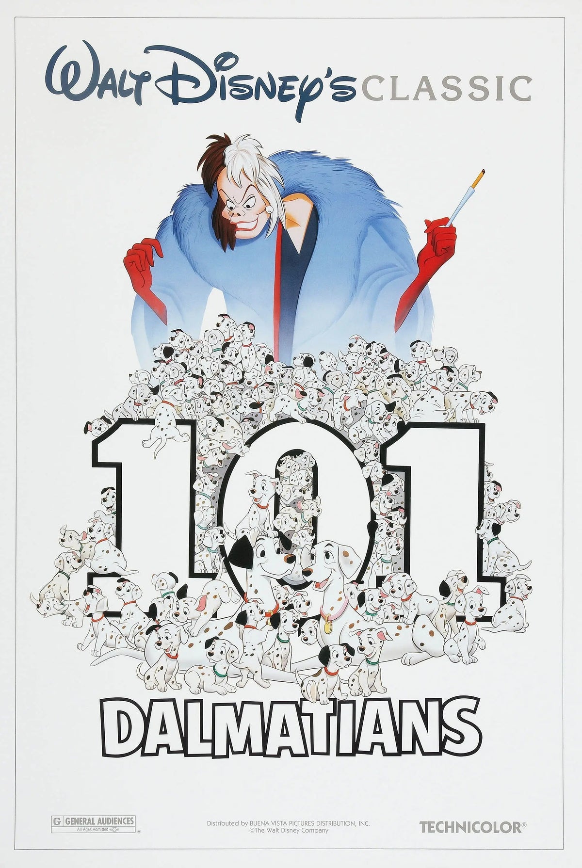 101 Dalmatians A2 Size Movie Poster-Pixel Demon