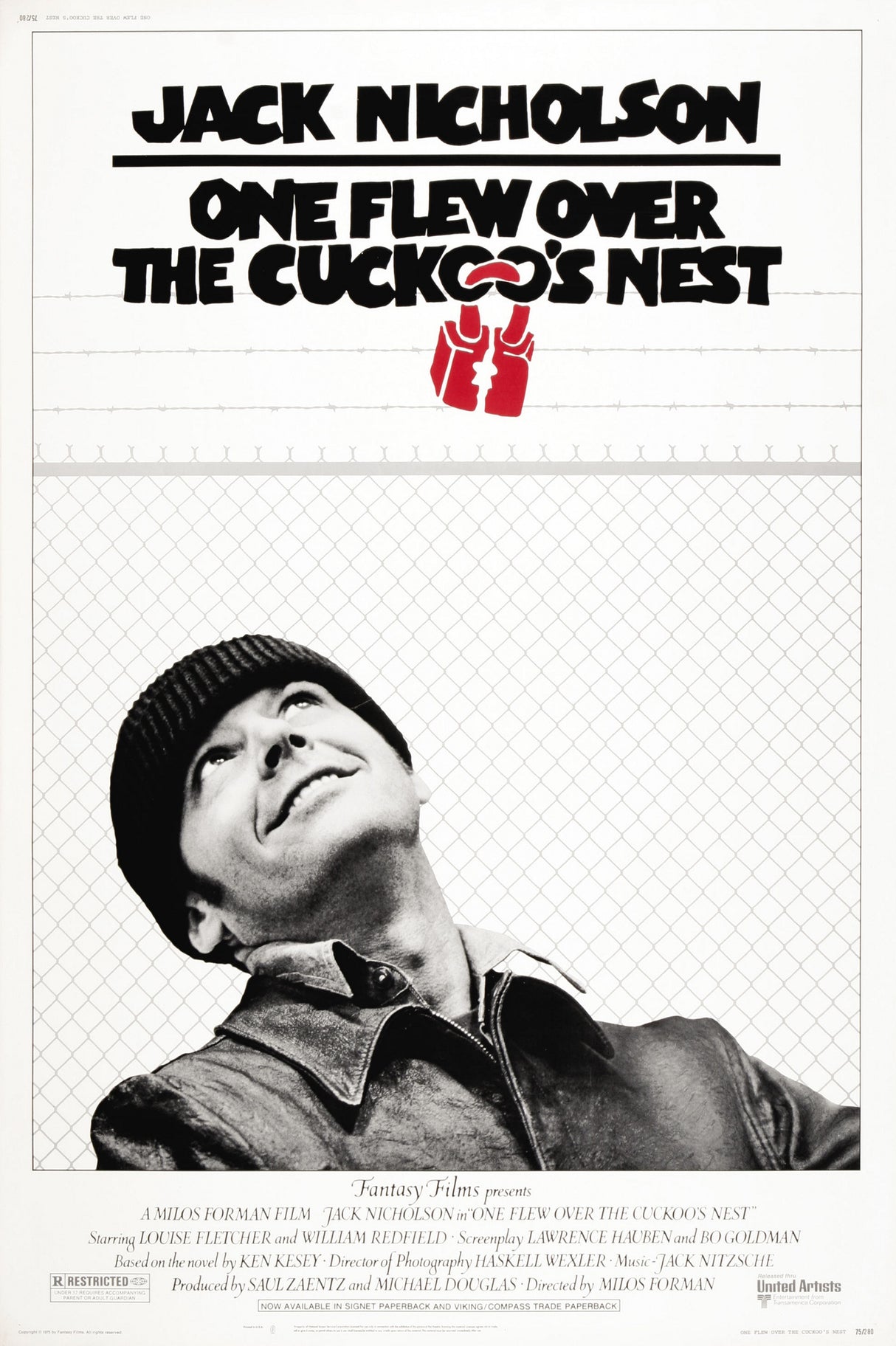 One Flew Over The Cuckoo's Nest A2 Size Movie Poster-Pixel Demon