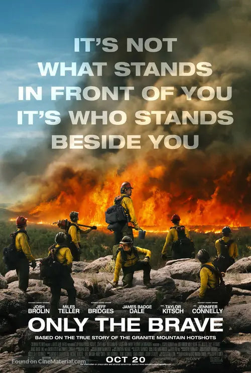 Only the Brave Cinema Movie Poster A2 Size