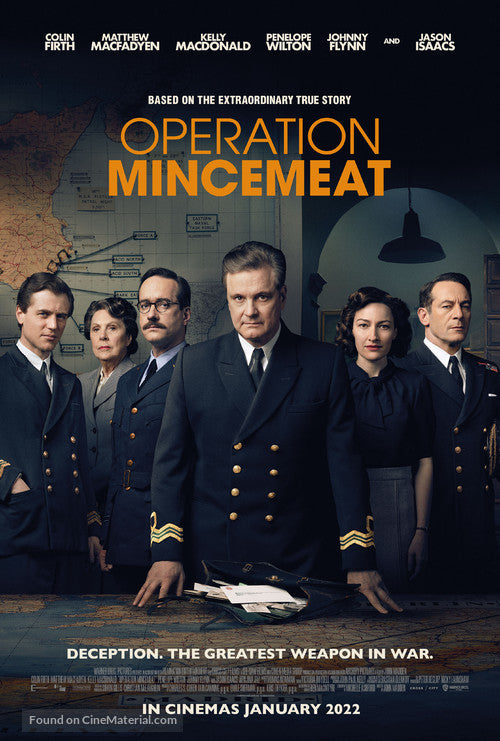 Pixel Demon Operation Mincemeat Movie Poster A2 Size