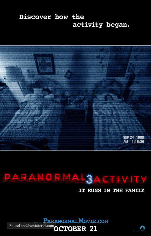 Paranormal Activity 3 A2 Movie Poster-Pixel Demon