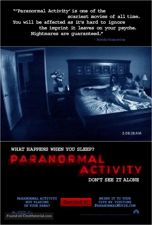 Paranormal Activity A2 Movie Poster-Pixel Demon