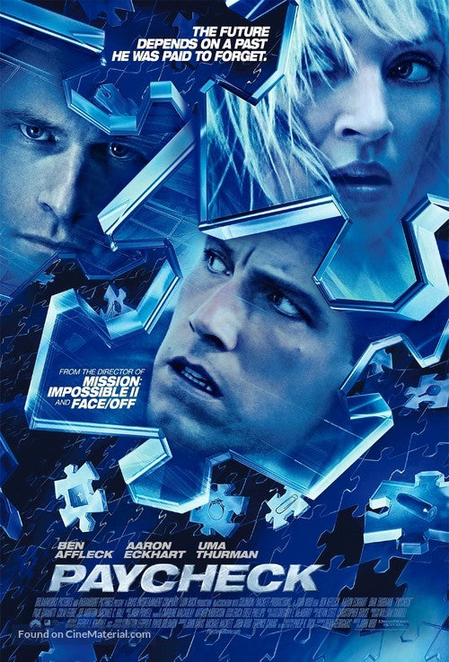 Pixel Demon Paycheck Movie Poster A2 Size