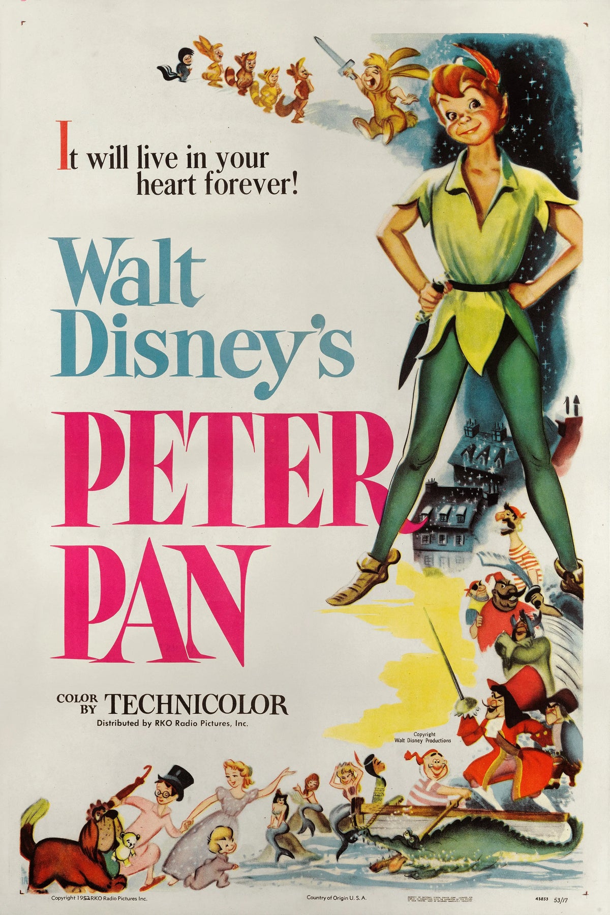 Peter Pan A2 Size Movie Poster-Pixel Demon