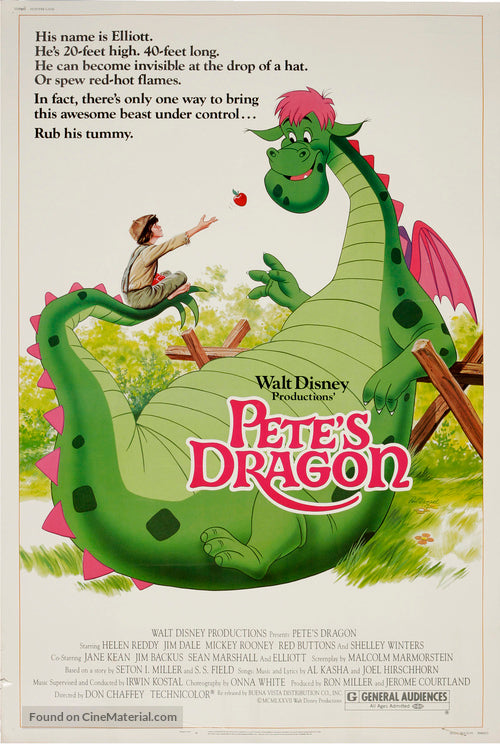Pete's Dragon Cinema Movie Poster A2 Size