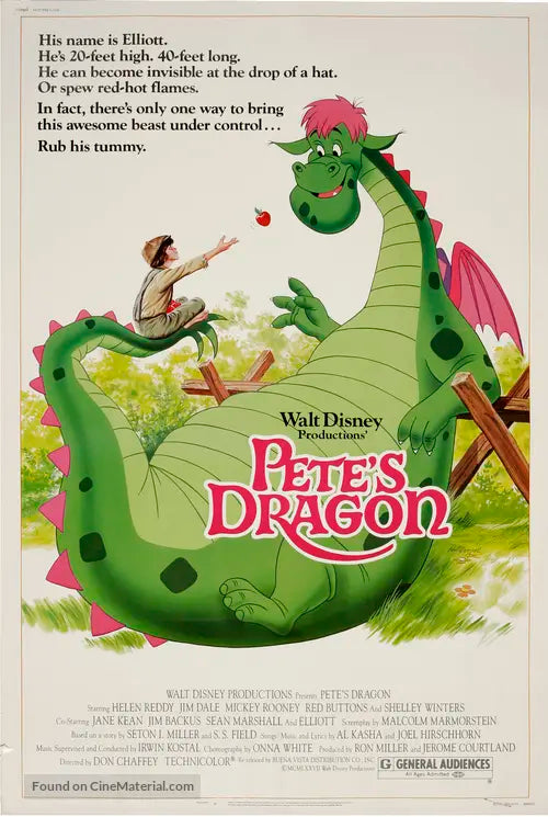 Pete's Dragon Cinema Movie Poster A2 Size
