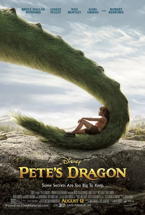 Pixel Demon Pete's Dragon Movie Poster A2 Size