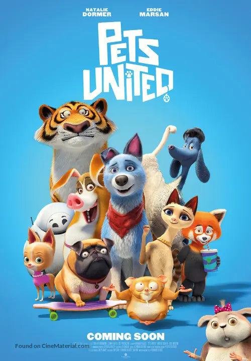 Pixel Demon Pets United Movie Poster A2 Size